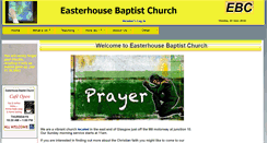 Desktop Screenshot of easterhousebaptistchurch.com